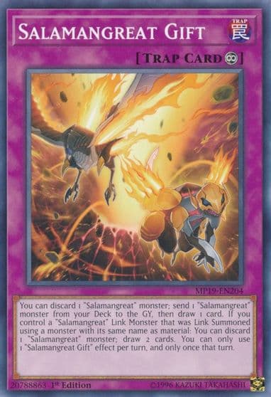 Salamangreat Gift 2019 Gold Sarcophagus Tin Mega Pack Yu-Gi-Oh! card