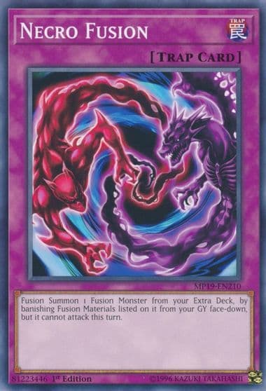 Necro Fusion 2019 Gold Sarcophagus Tin Mega Pack Yu-Gi-Oh! card