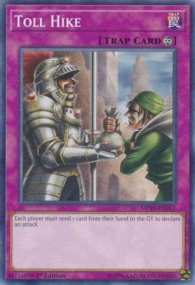 Toll Hike 2019 Gold Sarcophagus Tin Mega Pack Yu-Gi-Oh! card