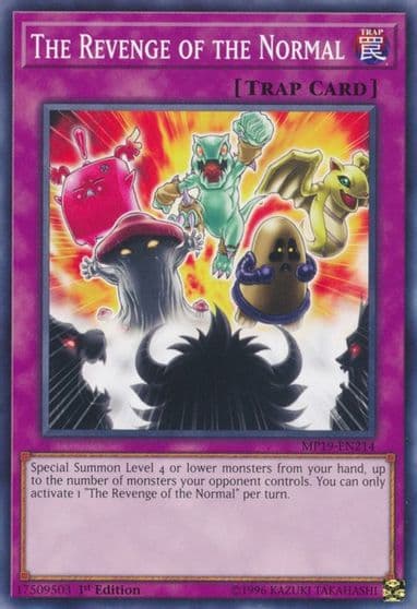 The Revenge of the Normal 2019 Gold Sarcophagus Tin Mega Pack Yu-Gi-Oh! card