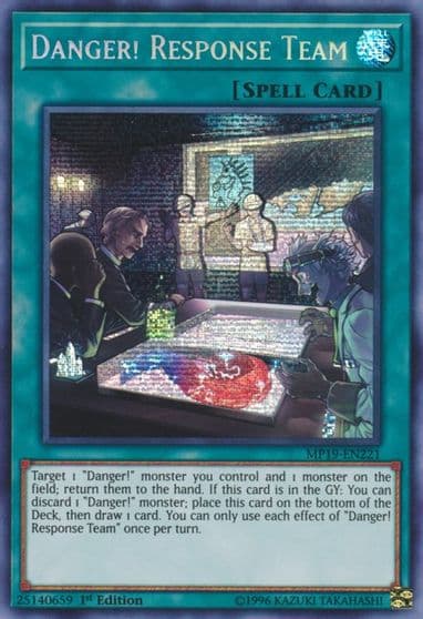 Danger Response Team 2019 Gold Sarcophagus Tin Mega Pack Yu-Gi-Oh! card