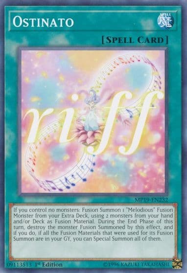 Ostinato 2019 Gold Sarcophagus Tin Mega Pack Yu-Gi-Oh! card