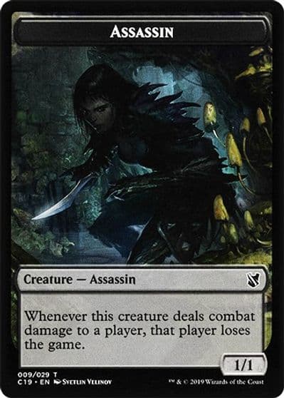 Assassin Morph Double Sided Token Commander 2019 Magic card