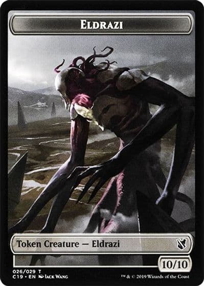 Eldrazi Egg Double Sided Token Commander 2019 Magic card