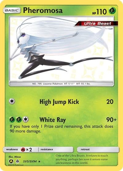 Pheromosa Hidden Fates: Shiny Vault Pokemon card
