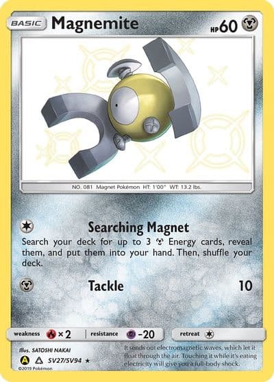 Magnemite Hidden Fates: Shiny Vault Pokemon card