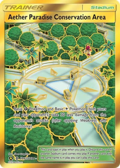 Aether Paradise Conservation Area Hidden Fates: Shiny Vault Pokemon card