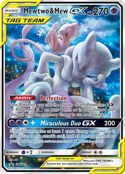 Mewtwo & Mew GX - SM191 SM Promos Pokemon card