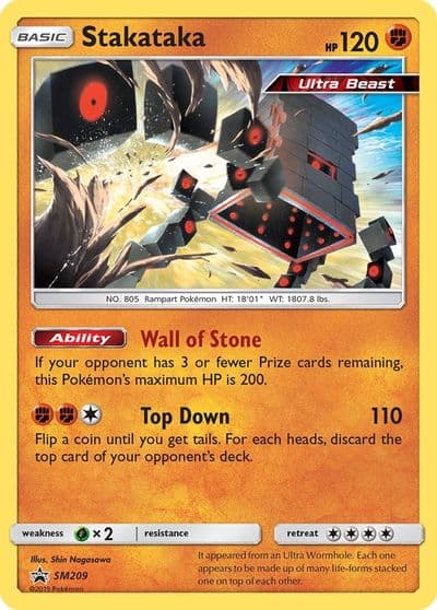 Stakataka - SM209 SM Promos Pokemon card