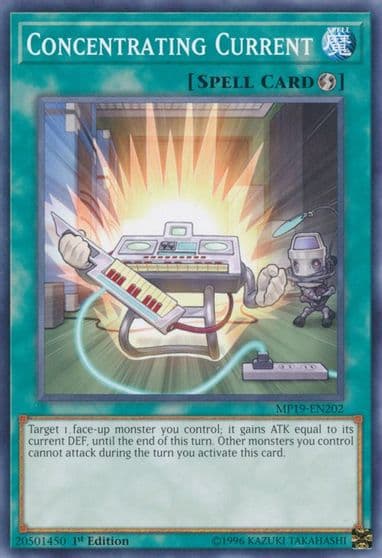Concentrating Current 2019 Gold Sarcophagus Tin Mega Pack Yu-Gi-Oh! card