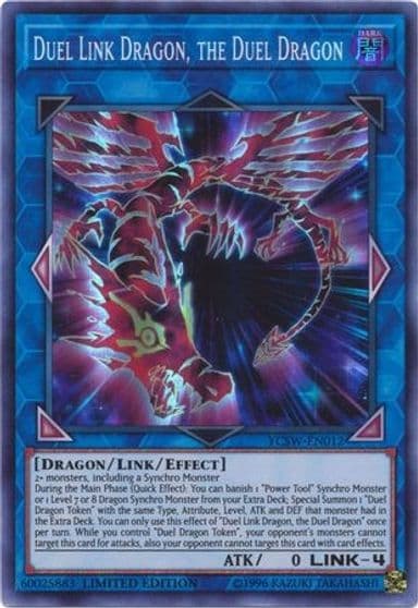 Duel Link Dragon the Duel Dragon SR Yu-Gi-Oh! Championship Series Prize Cards Yu-Gi-Oh! card