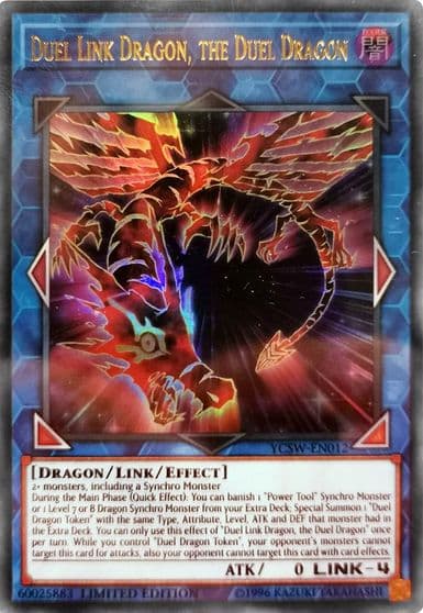 Duel Link Dragon the Duel Dragon UR Yu-Gi-Oh! Championship Series Prize Cards Yu-Gi-Oh! card