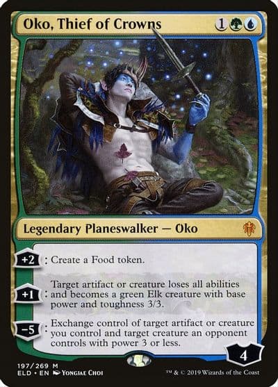 Oko Thief of Crowns Throne of Eldraine Magic card