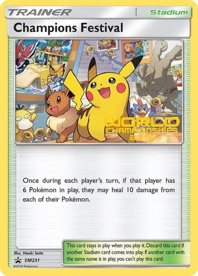 Champions Festival - SM231 (World Championships 2019) SM Promos Pokemon card
