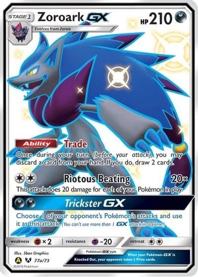 Zoroark GX - 77a/73 Alternate Art Promos Pokemon card