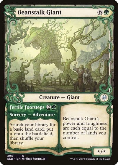 Beanstalk Giant Showcase Throne of Eldraine Magic card