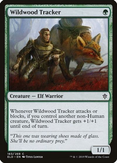 Wildwood Tracker Throne of Eldraine Magic card