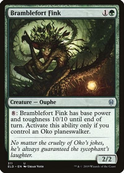 Bramblefort Fink Throne of Eldraine Magic card
