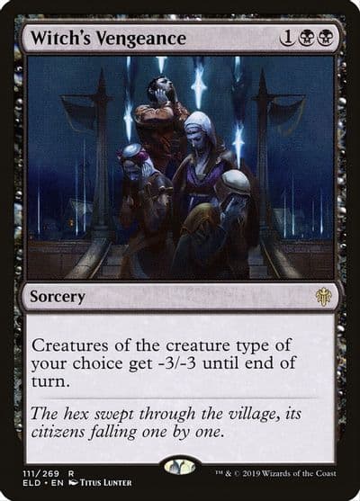 Witchs Vengeance Throne of Eldraine Magic card
