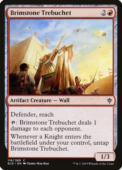 Brimstone Trebuchet Throne of Eldraine Magic card