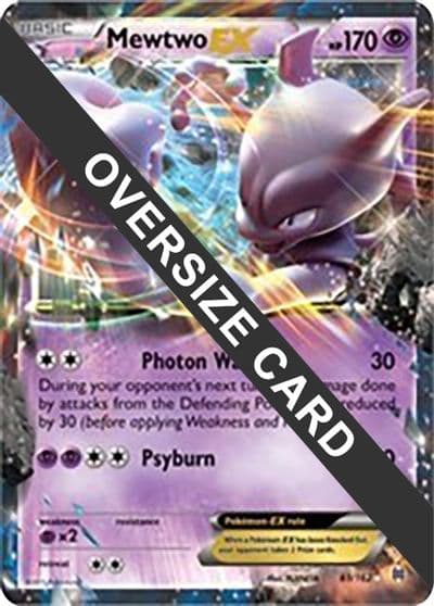 Mewtwo EX Jumbo Cards Pokemon card