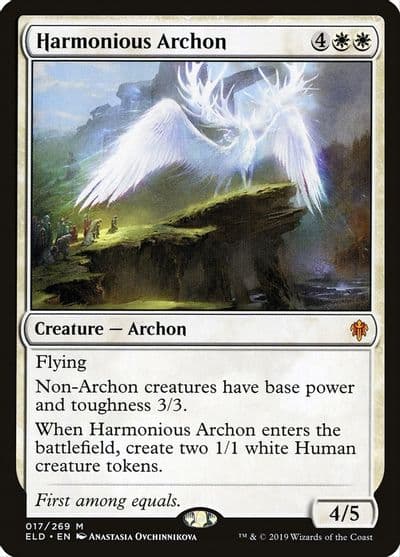 Harmonious Archon Throne of Eldraine Magic card