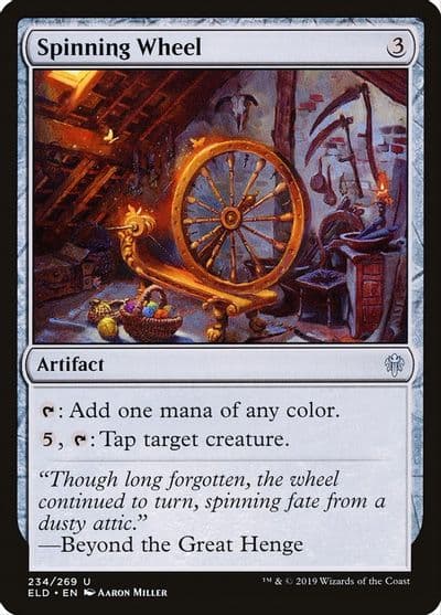 Spinning Wheel Throne of Eldraine Magic card
