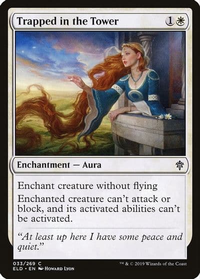 Trapped in the Tower Throne of Eldraine Magic card