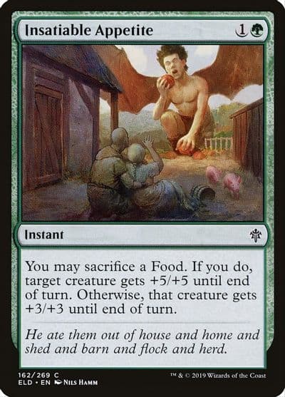 Insatiable Appetite Throne of Eldraine Magic card