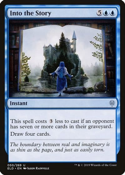 Into the Story Throne of Eldraine Magic card