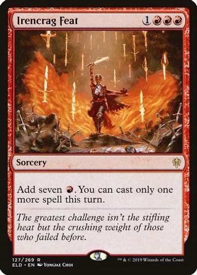 Irencrag Feat Throne of Eldraine Magic card