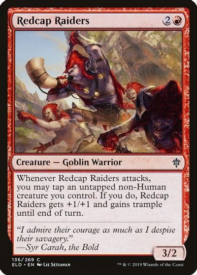 Redcap Raiders Throne of Eldraine Magic card