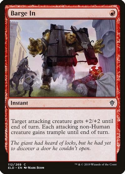 Barge In Throne of Eldraine Magic card