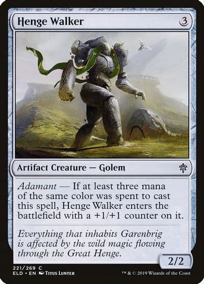 Henge Walker Throne of Eldraine Magic card