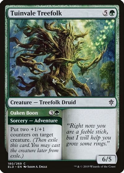 Tuinvale Treefolk Throne of Eldraine Magic card