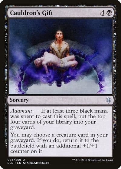 Cauldrons Gift Throne of Eldraine Magic card
