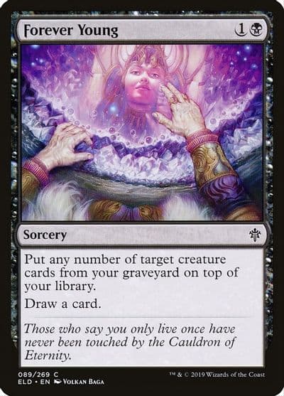 Forever Young Throne of Eldraine Magic card
