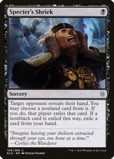 Specters Shriek Throne of Eldraine Magic card