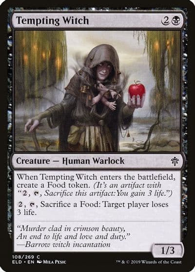 Tempting Witch Throne of Eldraine Magic card