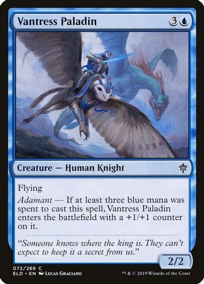 Vantress Paladin Throne of Eldraine Magic card