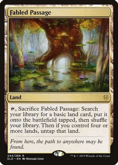 Fabled Passage Throne of Eldraine Magic card