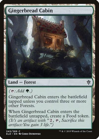 Gingerbread Cabin Throne of Eldraine Magic card
