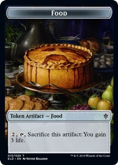 Food Token 015 Throne of Eldraine Magic card