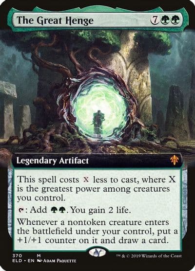 The Great Henge Extended Art Throne of Eldraine Magic card