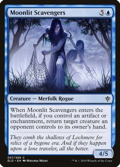 Moonlit Scavengers Throne of Eldraine Magic card