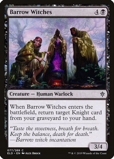 Barrow Witches Throne of Eldraine Magic card