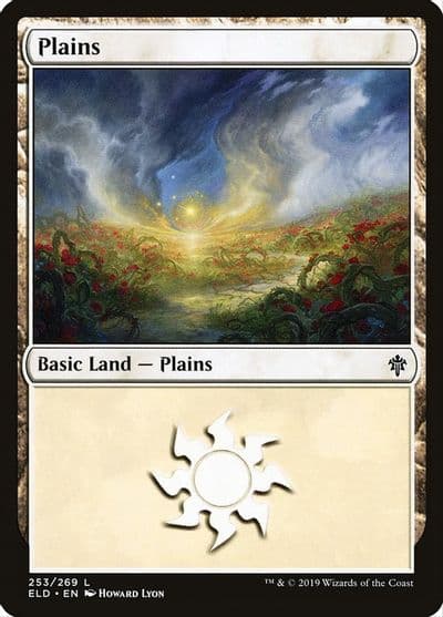 Plains 253 Throne of Eldraine Magic card