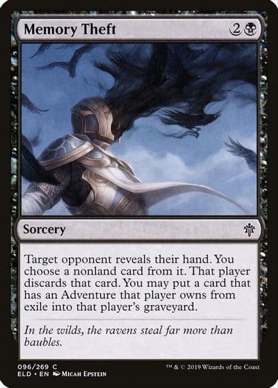 Memory Theft Throne of Eldraine Magic card