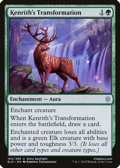 Kenriths Transformation Throne of Eldraine Magic card