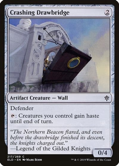 Crashing Drawbridge Throne of Eldraine Magic card